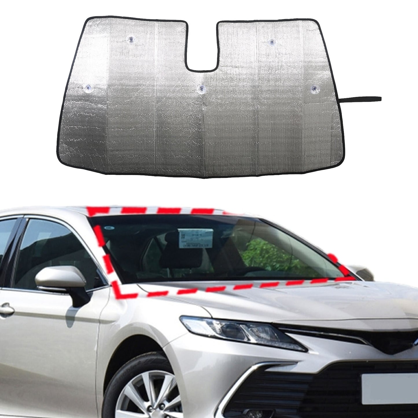 Front windshield sun visor cover for Toyota for Camry 2018-23
