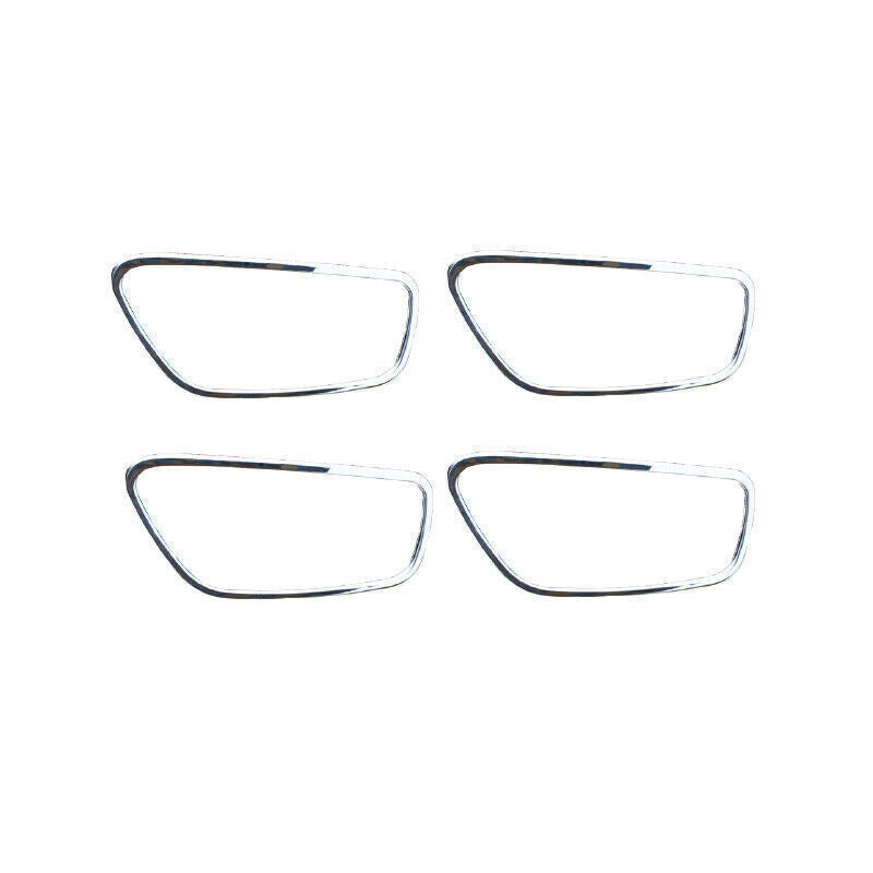 Inner Door Handle Bowl Frame Cover Trim for Kia K3 Forte 2014-2018 Chrome Steel