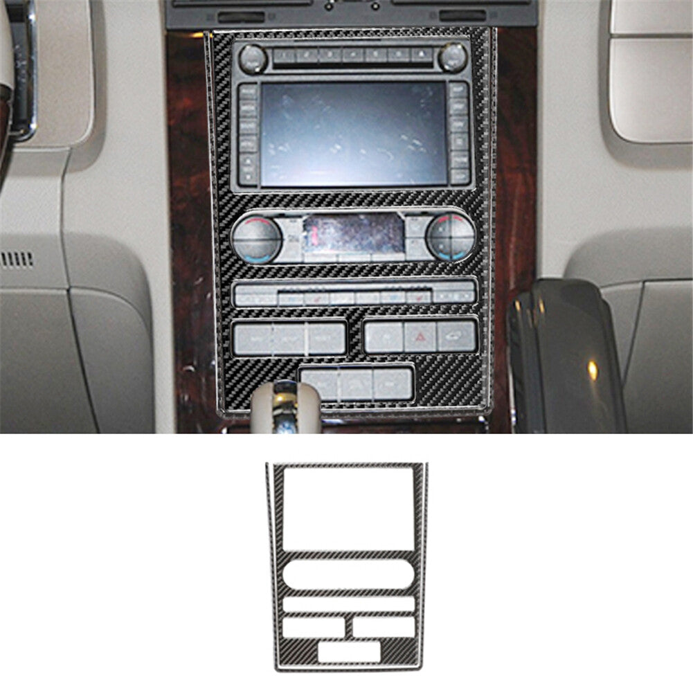 Carbon fiber Interior Center Control Trim Cover for Lincoln for Navigator 2007-2014