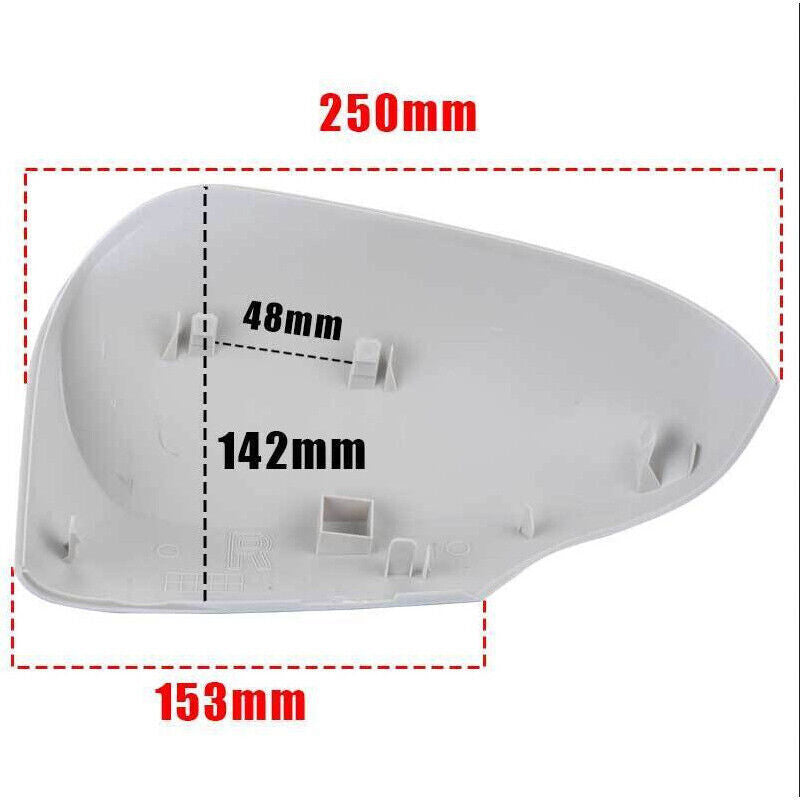 Black Left Side Rearview Side Mirror Shell Cover Cap for Toyota for Corolla 2014-18