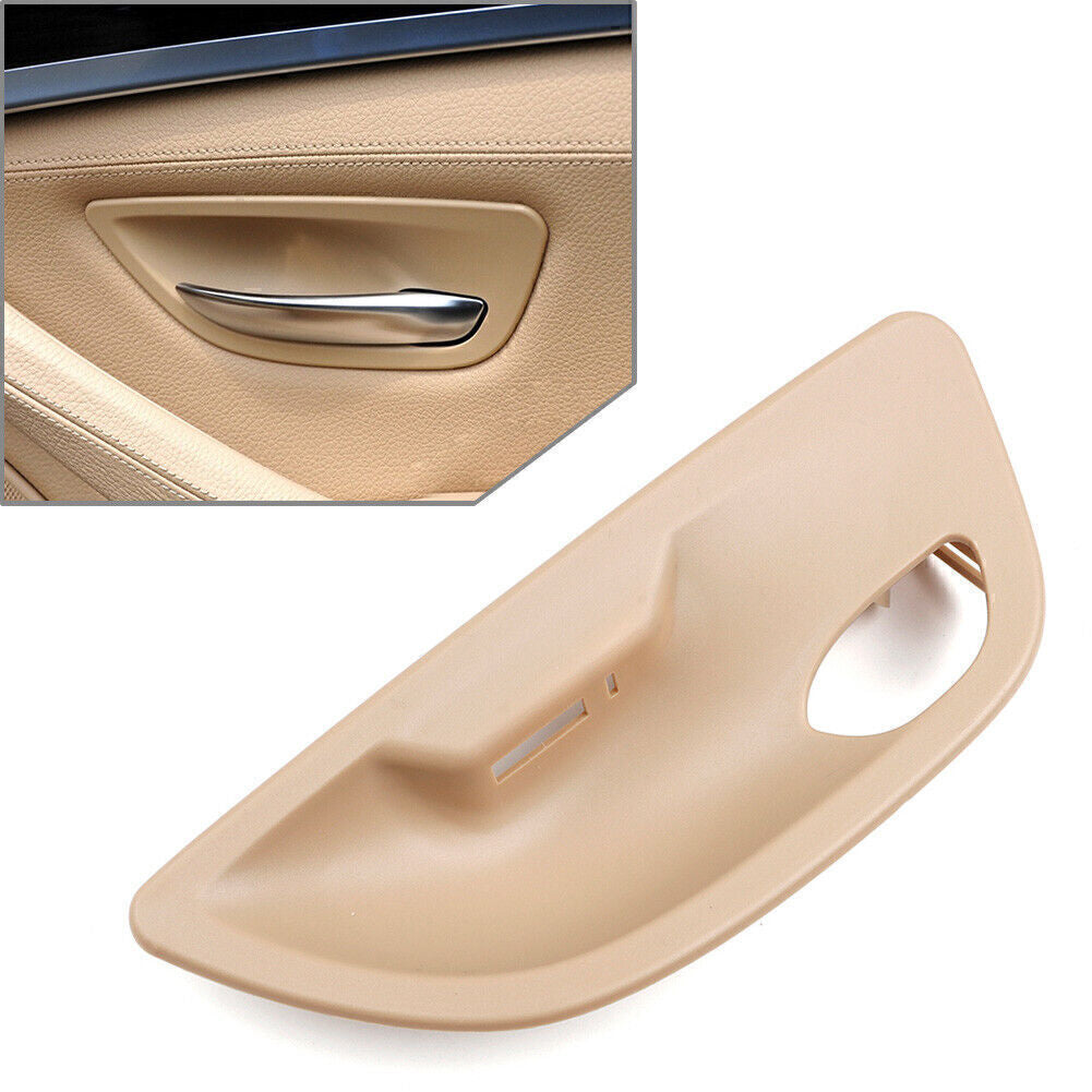 Beige Interior Door Handle Bowl Cover Trim for BMW 5 Series F10 F11 2011-2017