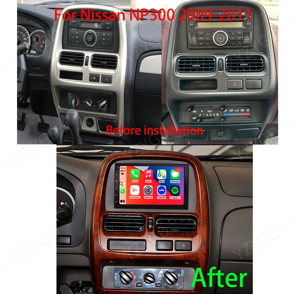7Android 14 Carplay for Nissan NP300 2009-2011 Car Radio GPS Stereo Head Unit