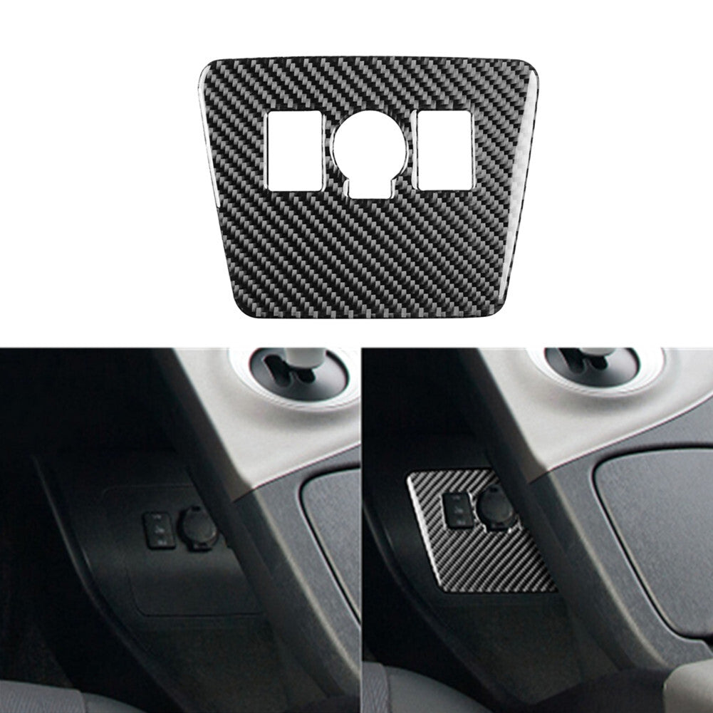 Carbon Fiber Power Output Button Trim Cover Type A for Toyota Prius 2012-2015