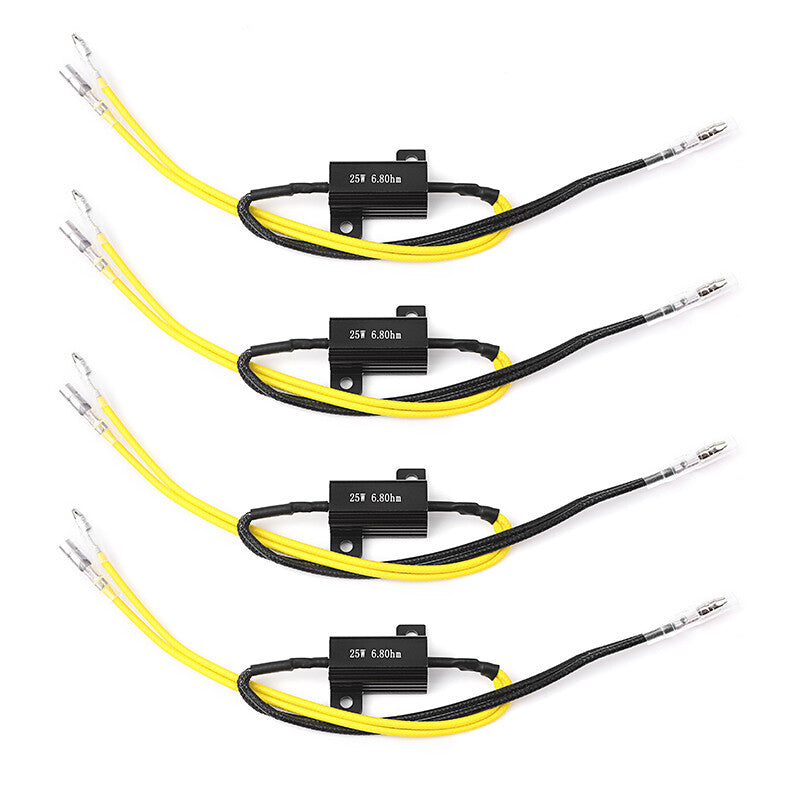 4x Motorcycle Turn Signal Indicator LED Load Resistor Flash Blinker Universal