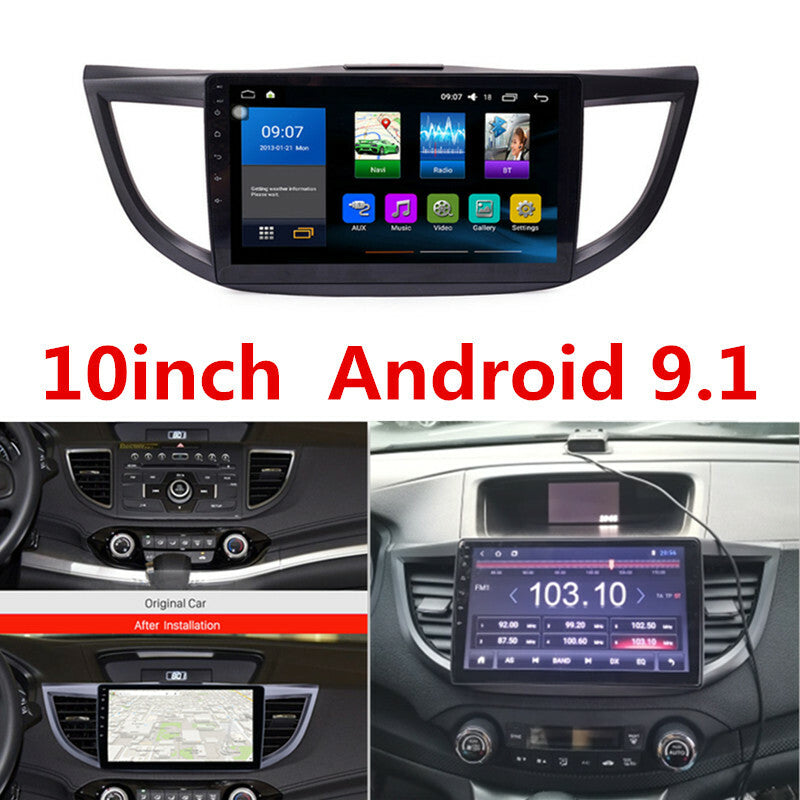 Android Stereo Autoradio 1GB for RAM 16GB ROM HeadUnit 10.1 GPS Navigation For CRV