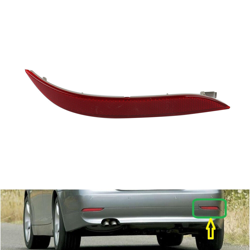 for BMW E60 525i 528i 530i 535i Rear Right Side Reflector Light Red