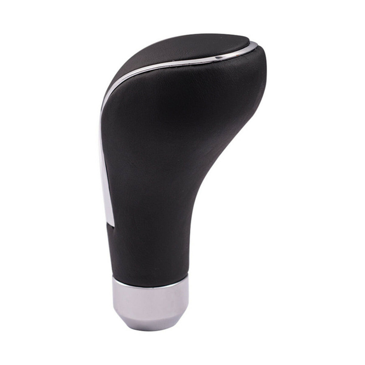 Accessory Black Leather Automatic Manual Car Gear Shift Knob Shifter Lever Kit