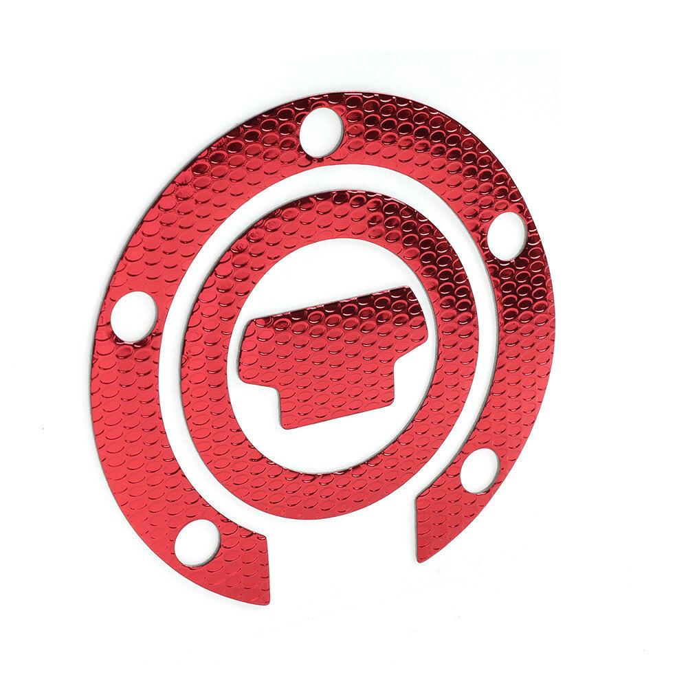 Red Gas Tank Fuel Cap Cover Protector Pad Sticker Decal for Yamaha R1 R6 FZ1