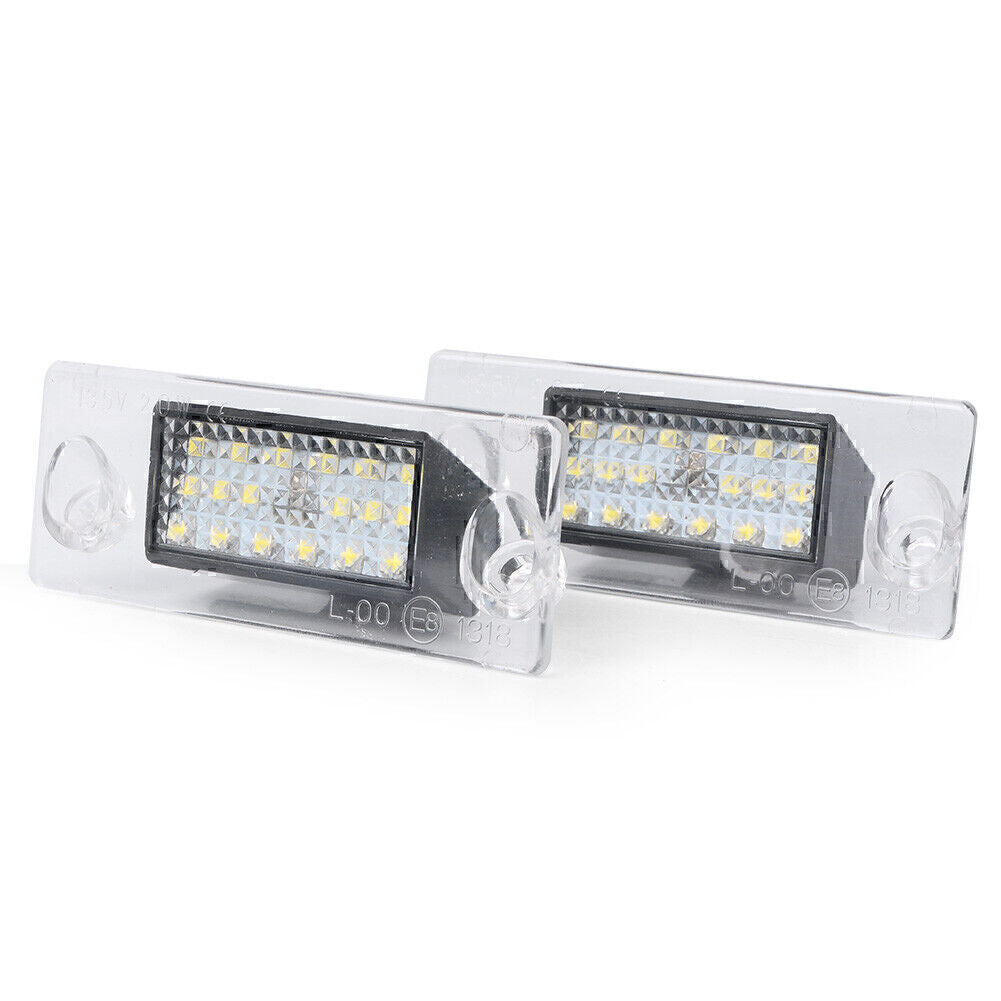 LED Number Car License Plate Light Lamp fit for Audi for A4 B5 1995-2001 White Light Car