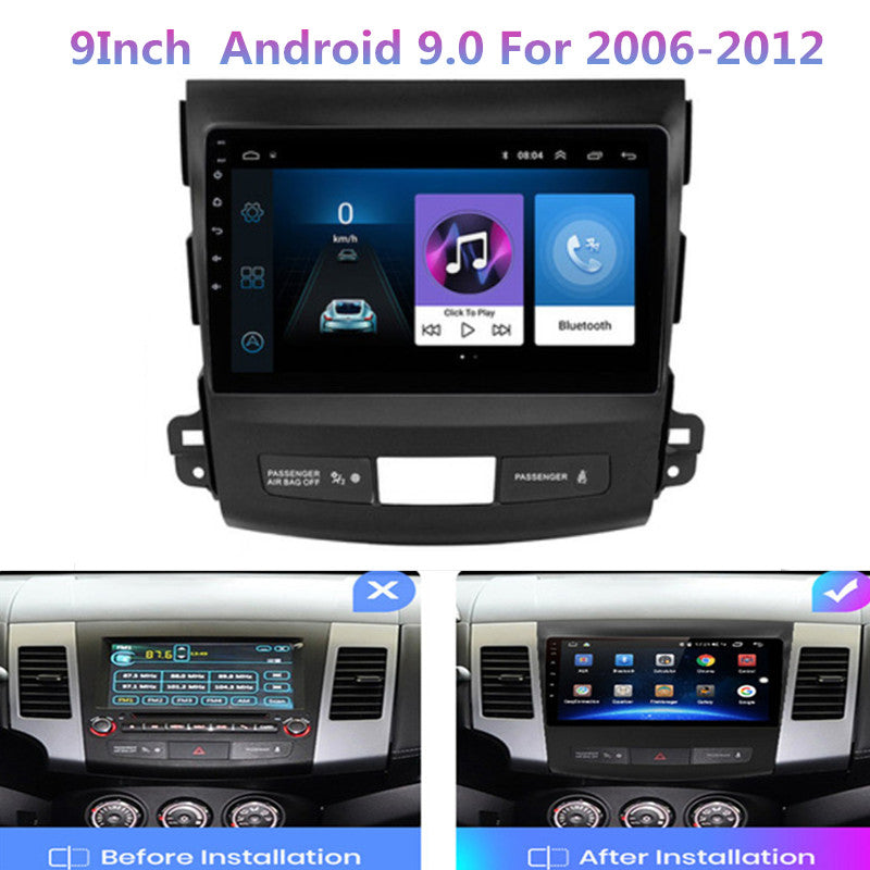 Car Radio Android Screen 9 Inch Gps Radio 1G+16G Navigation for Outlander 06-12