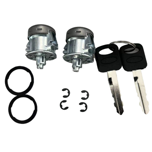 Door Lock Cylinder Keys fit for Ford F150 F250 F350 Super Duty 7C3Z1521990A AT