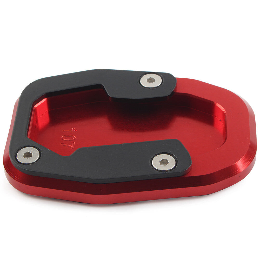 Side Stand Enlarger Plate Fit for Ducati desert X 2022+ Aluminum Alloy Red cl