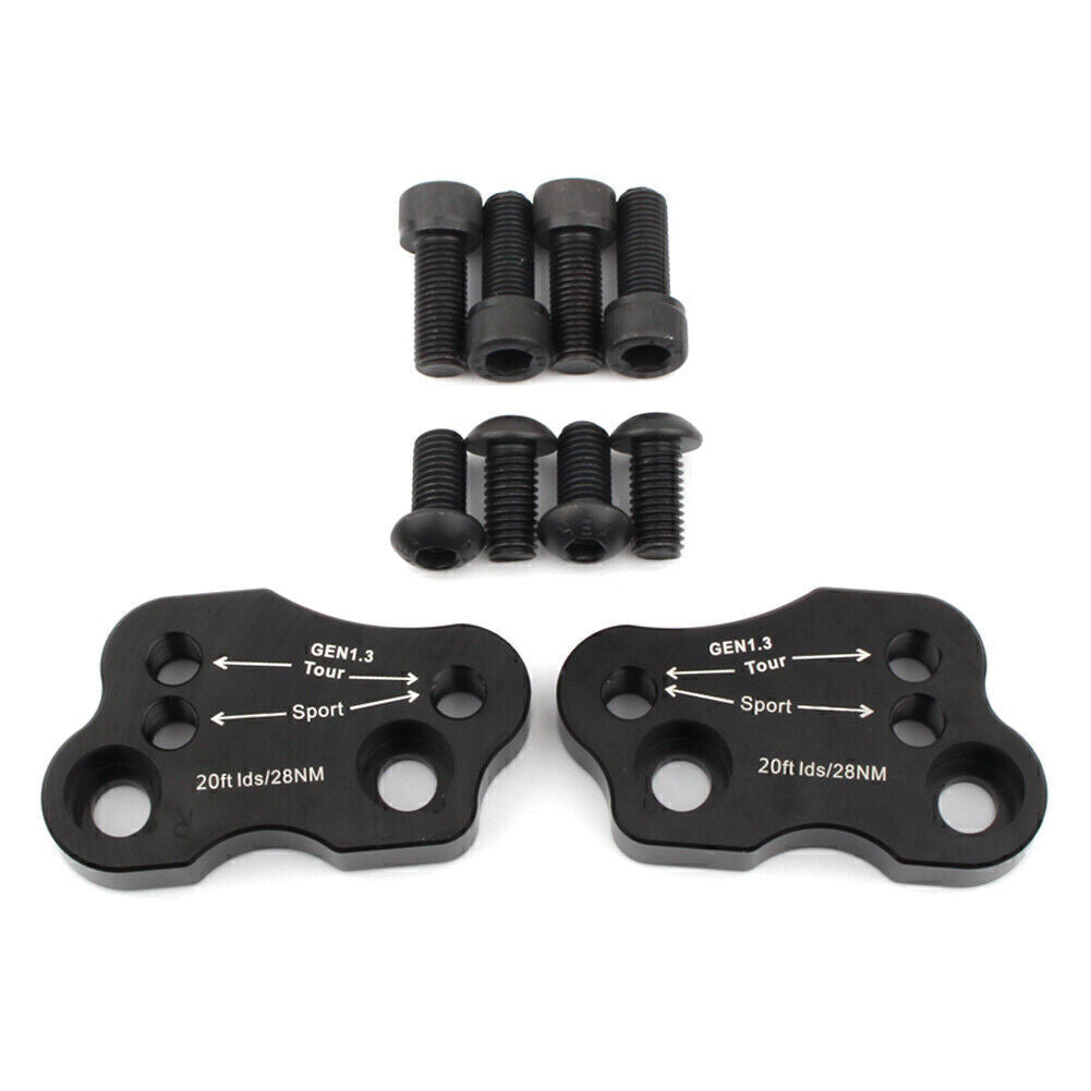 Adjustable Handlebar Risers Adapter Fit for Honda Goldwing 1800 GL1800 2018-2020 BLK