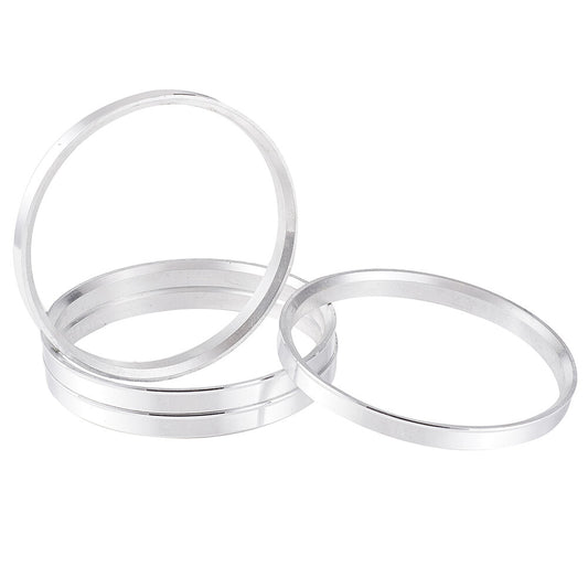 4x Aluminum Hub Centric Rings 108mm OD to 106mm ID (No Spacers)