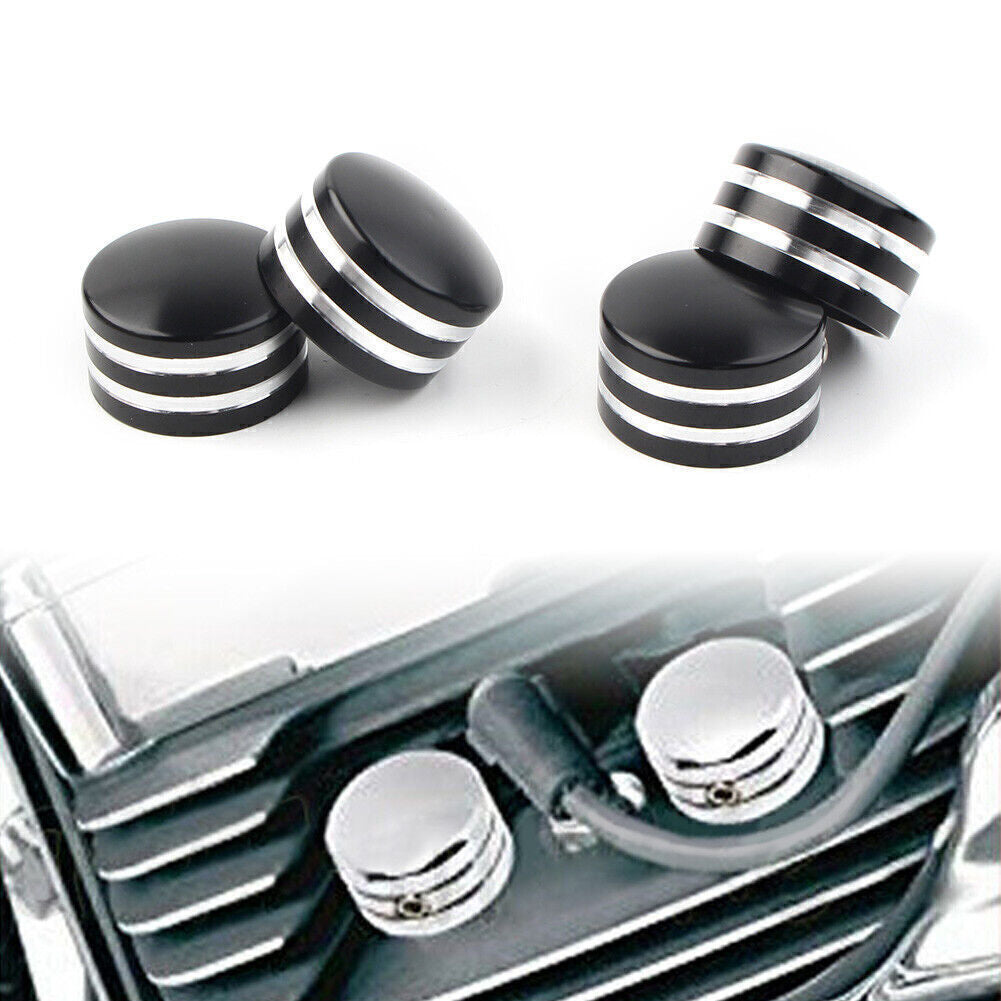 4pcs Head Bolt Covers for Harley Sportster XL 883 1200 1986-17 Twin Cam 1999-17