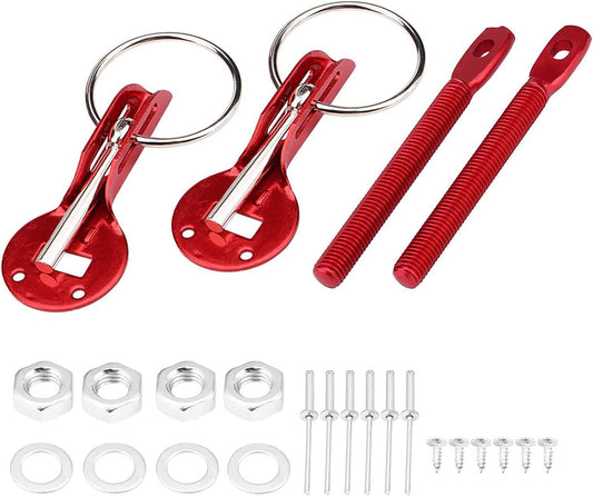 Bonnet car cover pin lock alloy steel mounting kit racing car crash shield