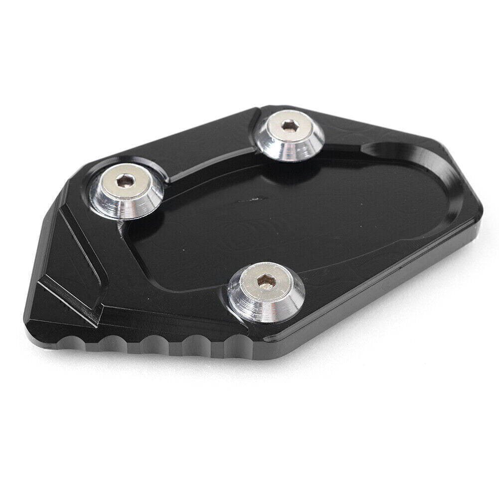 Kickstand Enlarge Plate Side Stand Extension Pad for YAMAHA YZF-R3 2015 Black