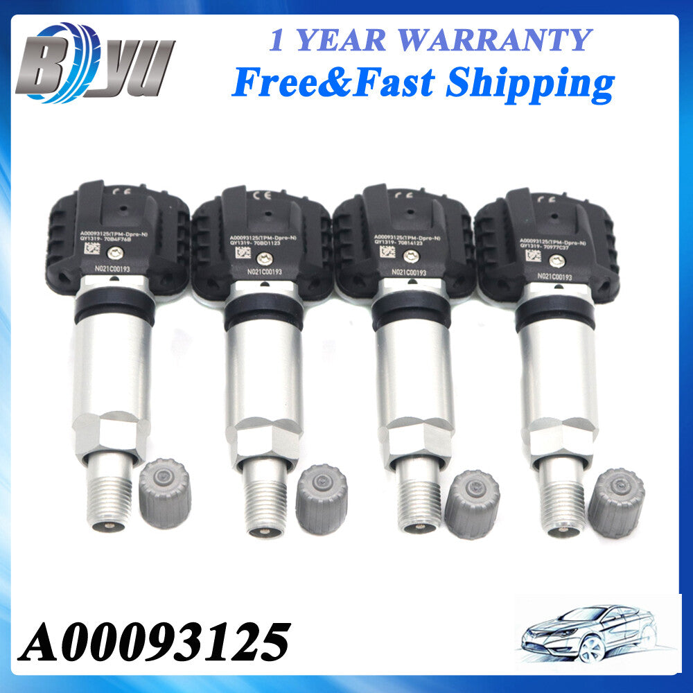 4PCS New TPMS For Beijing RUBIK BAIC BJEV EU5 EU7 A00093125 Tire Pressure Sensor