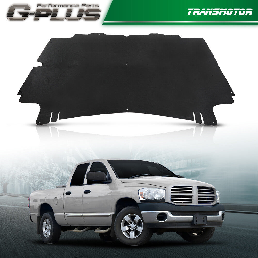 Range hood insulation pad, 1/2 inch heat blanket and clips suitable for 2002-2009 for Dodge for Ram 2500 3500
