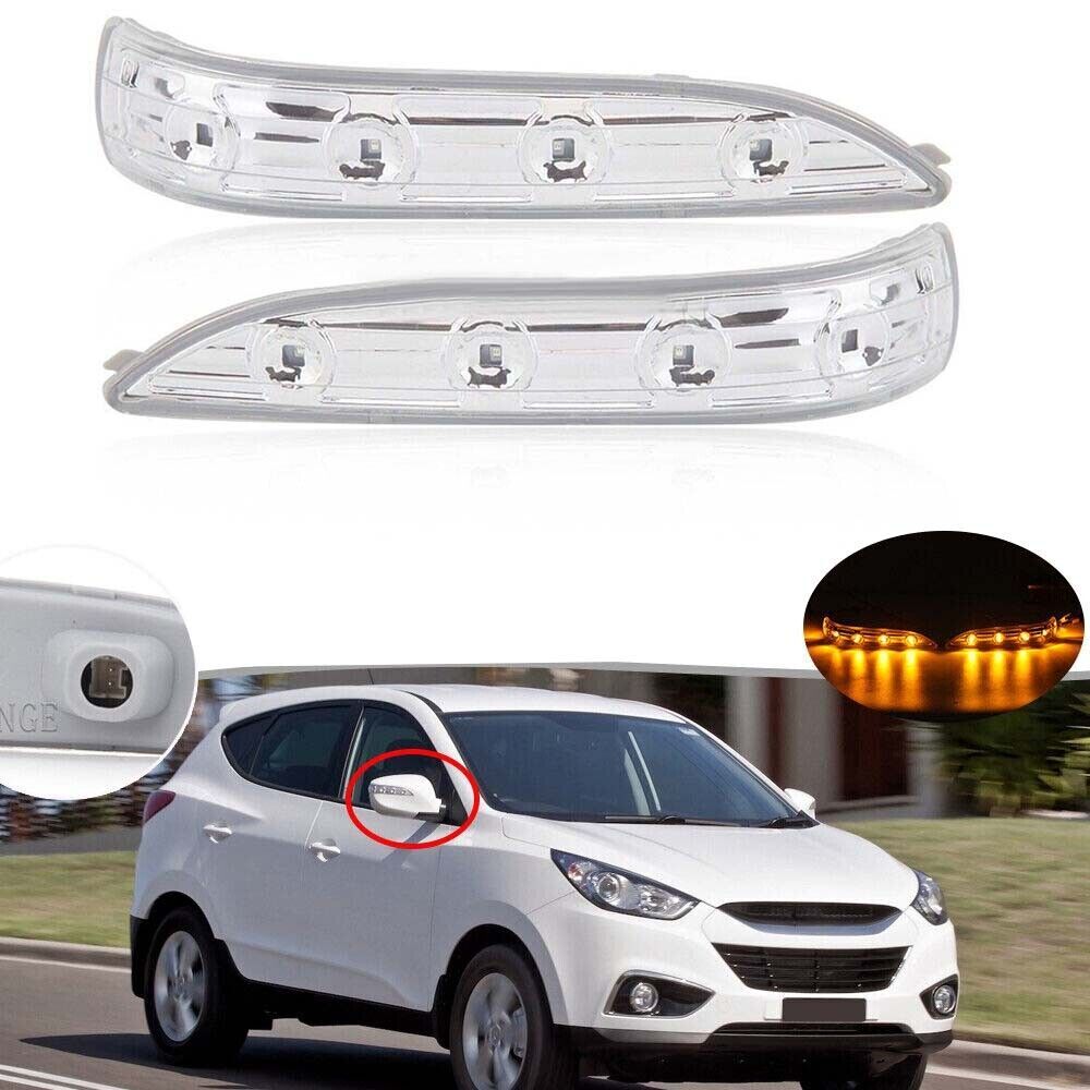 Pair Side View Mirror Turn Singnal Light Lamps for Hyundai for Tucson ix35 2010-2015