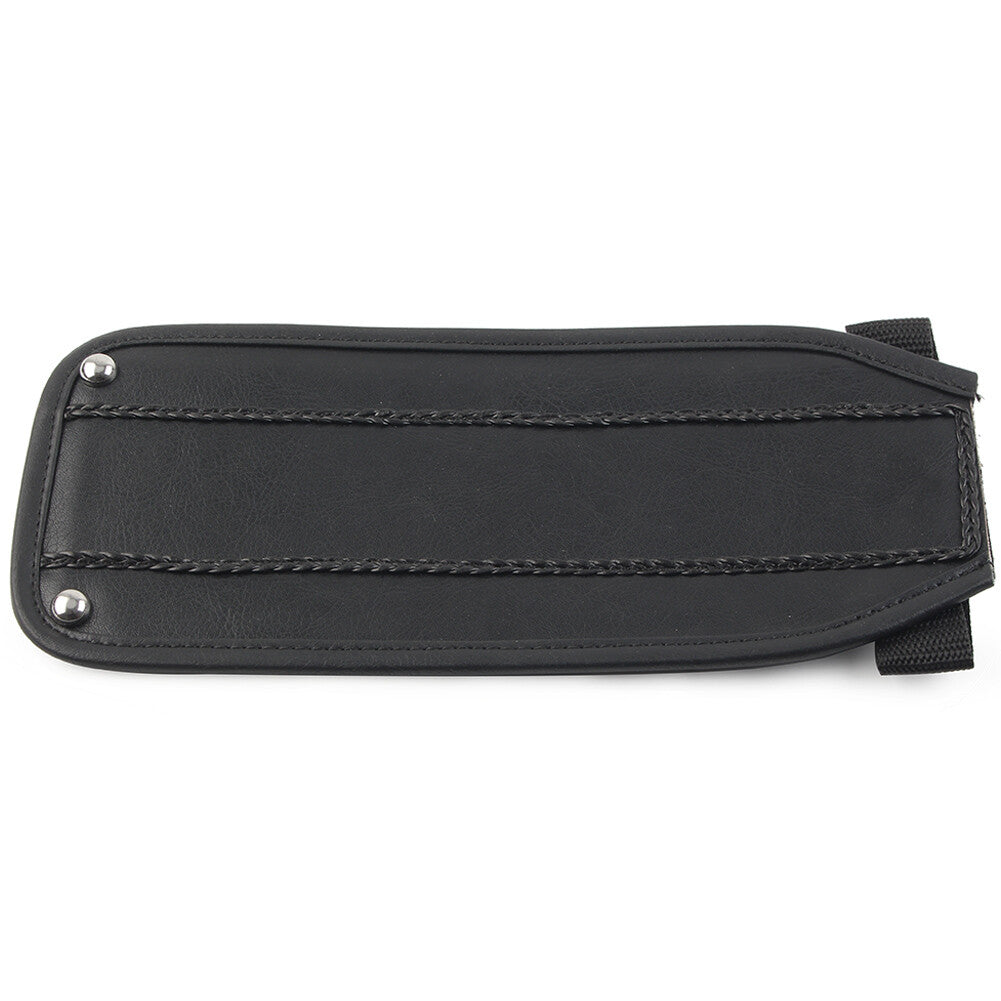 Black PU Leather Gas Tank Panel Bib for Harley Electra Glide FLH Softail FXST