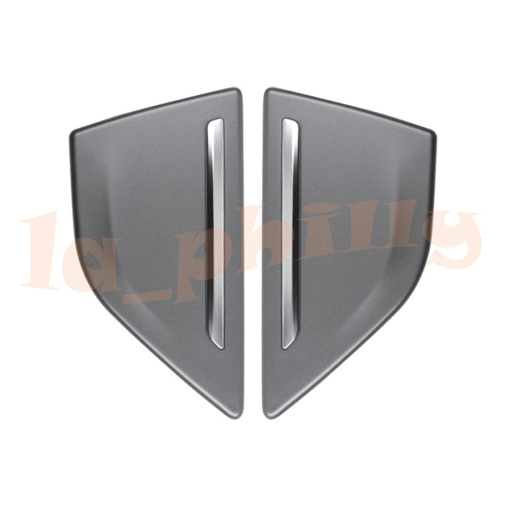 2x Front Right+Left Side Metal Gray Car Ashtray Cover Fit for 2015 for BMW