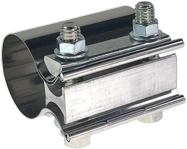 3.0-inch exhaust clip, push-button connector with clip coupler, 3-inch exhaust pipe