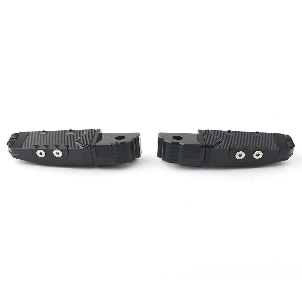 Black Aluminum Rear Passenger Footrests Foot Pegs Pedal for BMW S1000RR R HP4