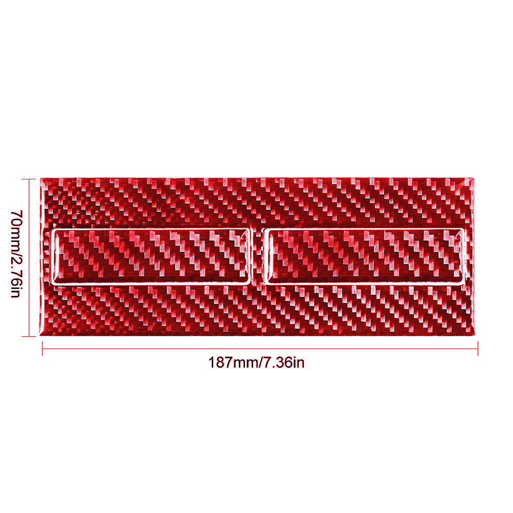 Red Carbon Fiber Watercup Panel Cover Trim for Porsche Boxster / 996 1998-2004