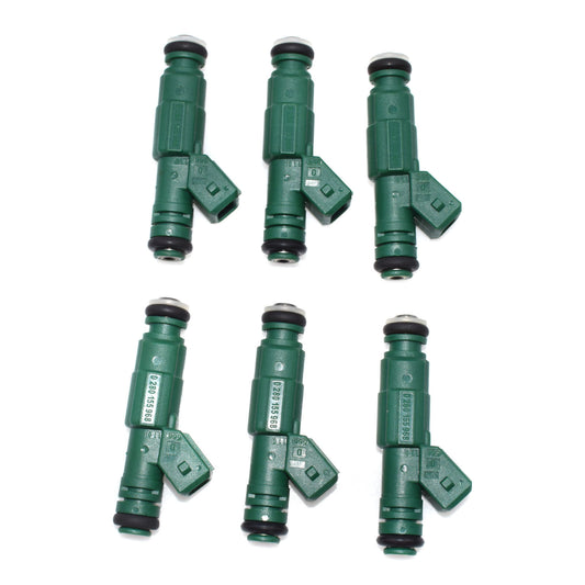 for BMW for Ford for Dodge for Audi for Chrysler for Dodge for Jeep 0280155968 6Pcs Fuel Injectors 440CC