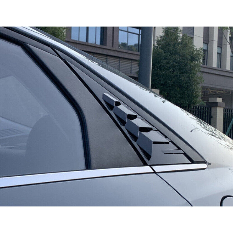 for Hyundai for Elantra 2021-2023 Black Side Vent Window Scoop Louver Cover Cap Trim