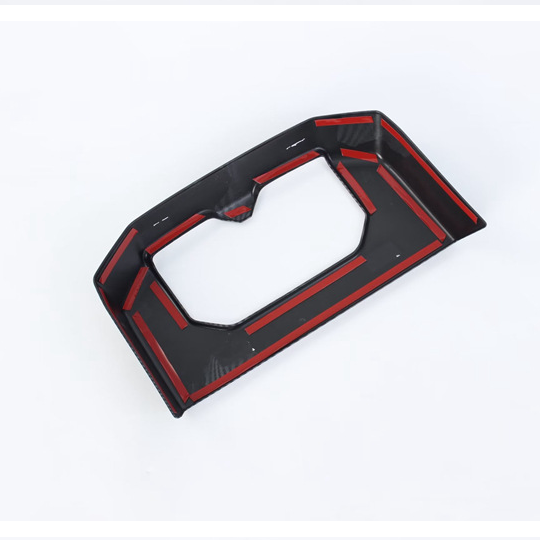 for Toyota Tundra 2022 2023 Carbon Cup Holder Cover Trim Frame 1pcs
