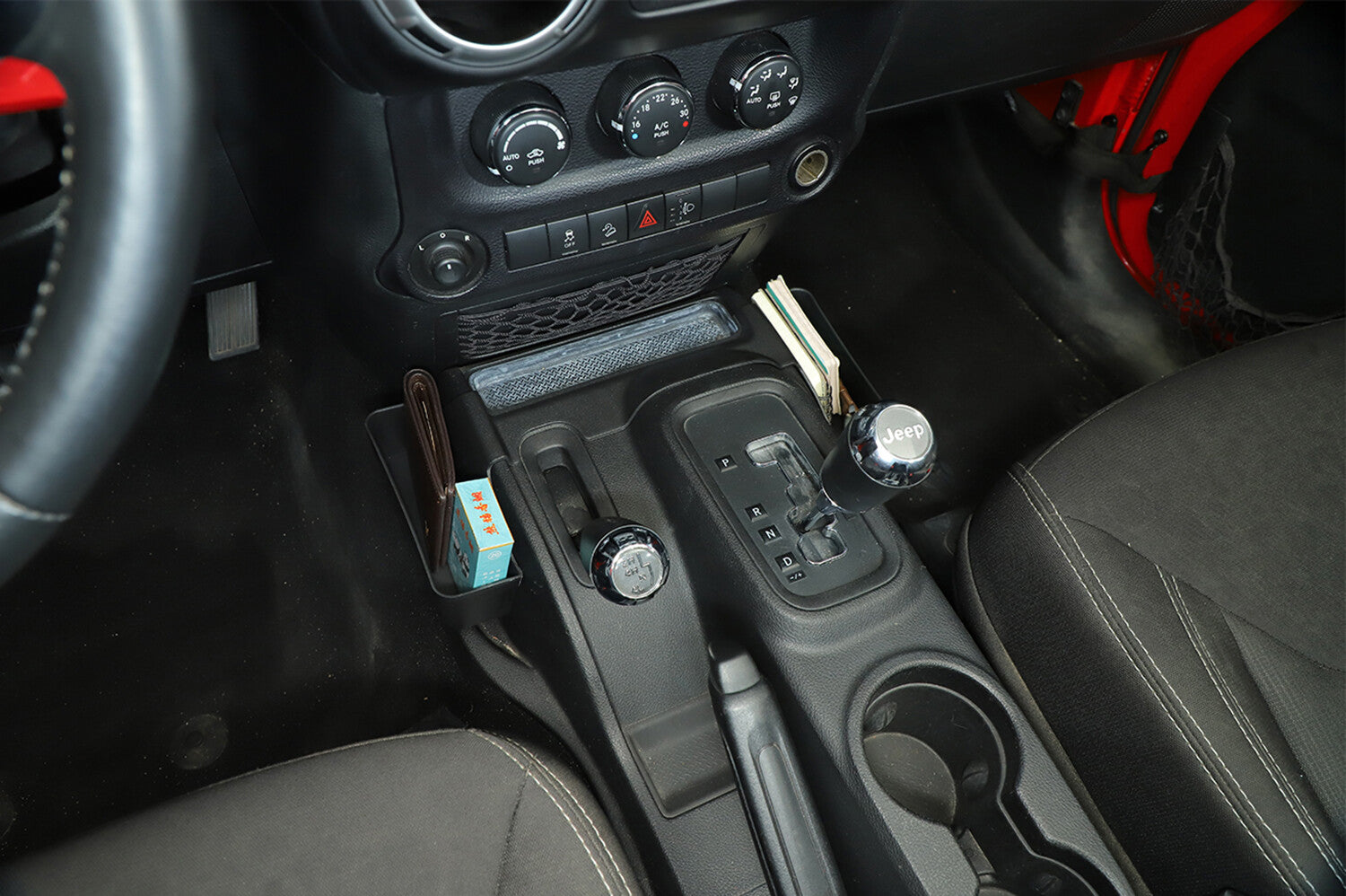 Shifter Gear Tray for Jeep for Wrangler JK JKU 2011-2017 Center Console Storage Box