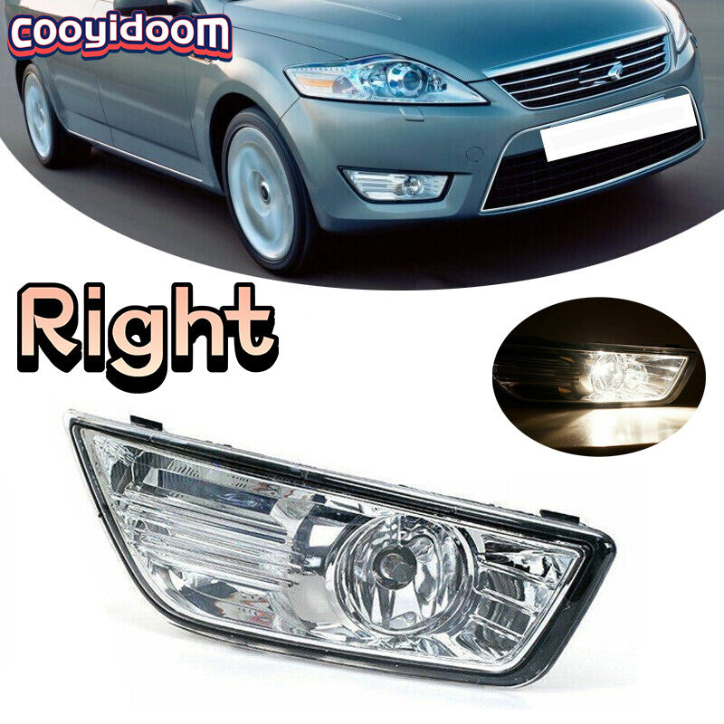 Right for Ford Mondeo MK4 2007-2010 Front Bumper Fog Light Reflector With Bulb