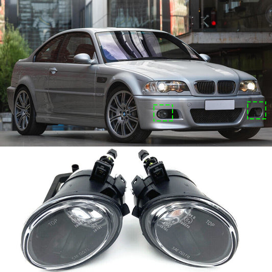 LED fog lights and daytime running lights are suitable for BMW E39 5 Series, E46 3 Series, and M3.