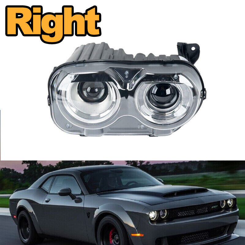 Right Front Head light lamp Passenger Side for Dodge for Challenger 2015-2021