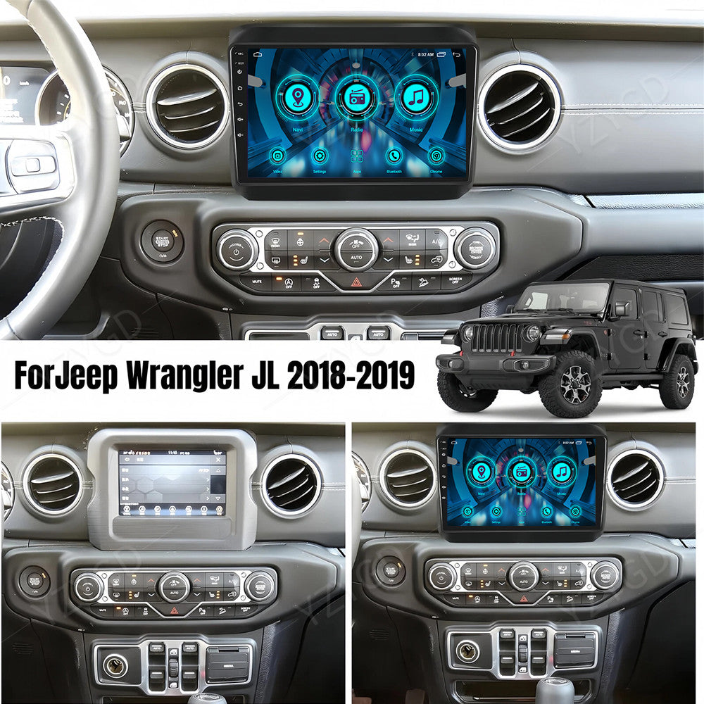 for Jeep Gladiator 2020-2022 CarPlay Car Stereo Radio Android GPS Navi Screen FM