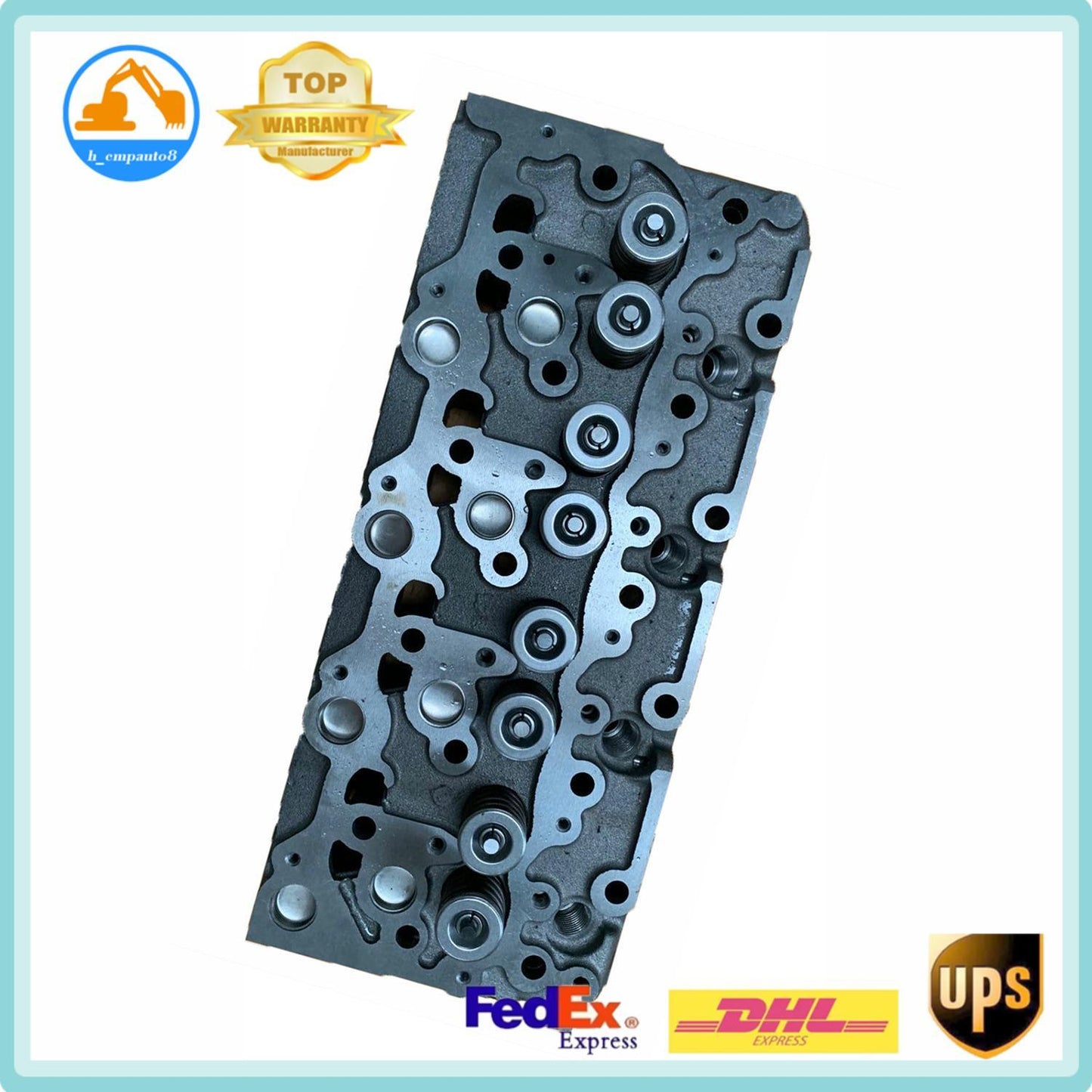 Full Cylinder Head 19077-03048 for Bobcat Kubota V2203 V2203T V2203E V2203B DHL