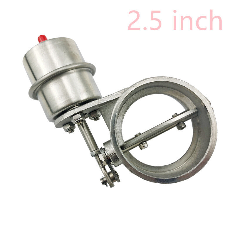2.5/63mm Exhaust Control Valve Vacuum Actuated Closed Dump Downpipe Steel