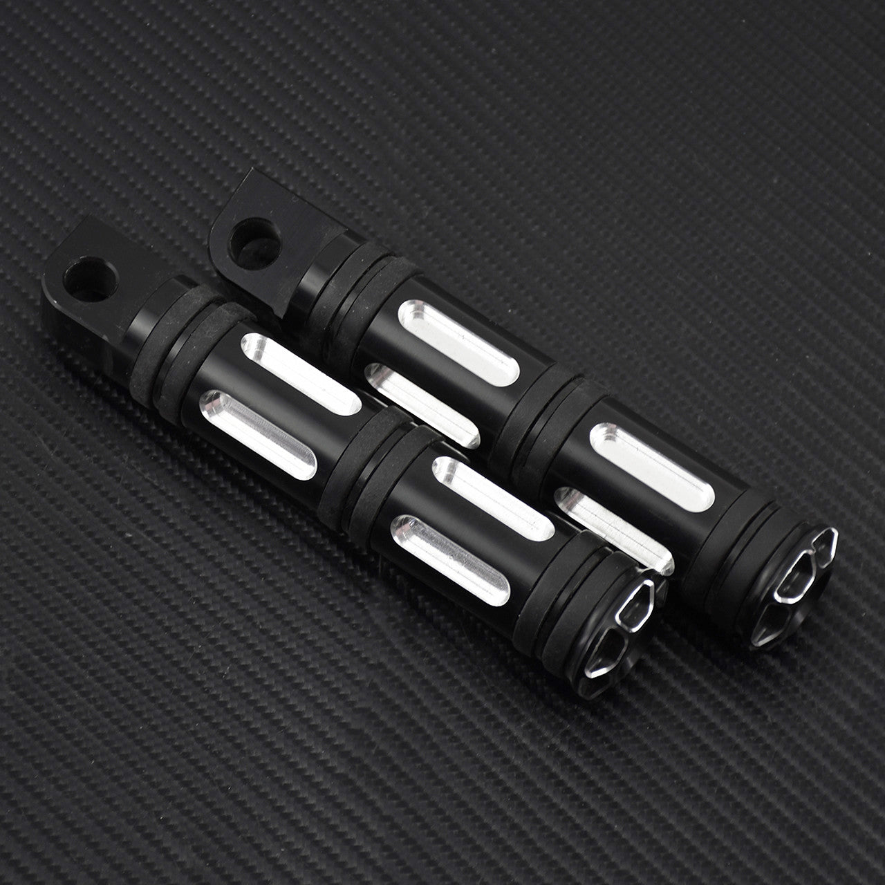 Cut Rear Front Foot Rests Foot Pegs Pedals Fit For Sportster XL Touring Dyna