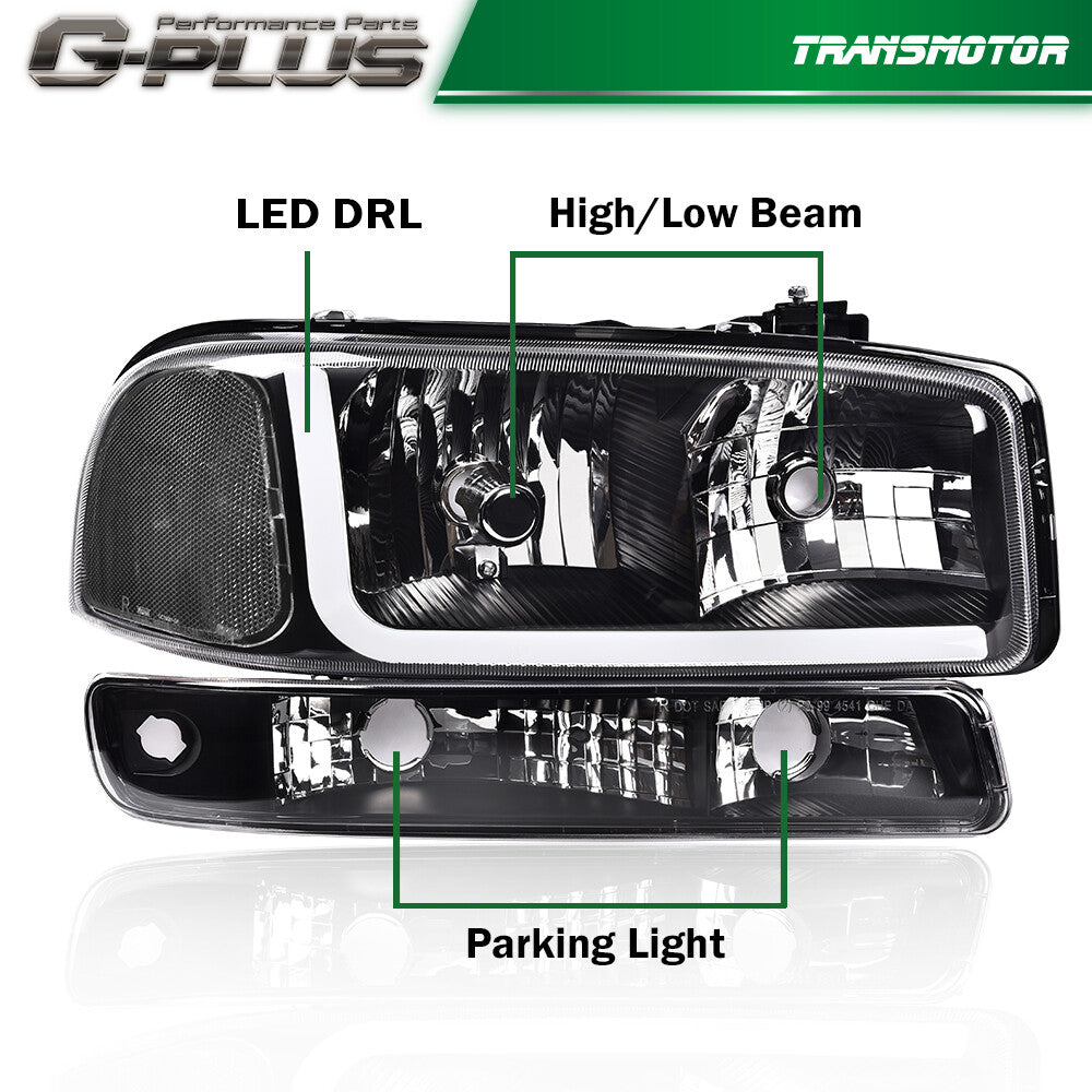 Student 99-07 for Sierra for Yukon LED DRL Waterfront Black Pudding/Dusk
