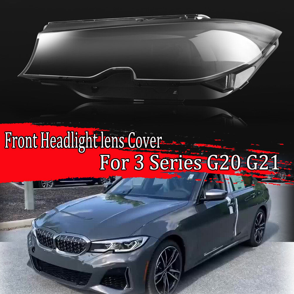 Headlight lens cover on the left side is suitable for BMW 3 Series G20 G21