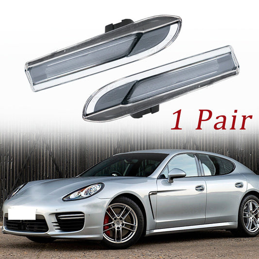 1 Pair for Porsche for Panamera 970 2014-2016 LED Turn Signal Light Fender Lamp