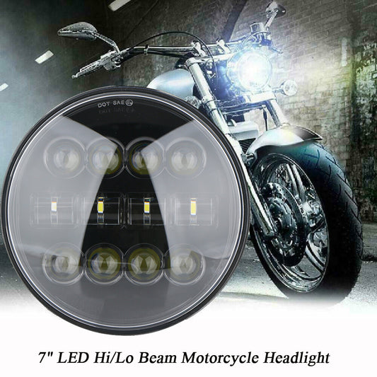 7-inch LED headlight projector high/low beam motorcycle for Harley Dyna Cafe Racer for Honda