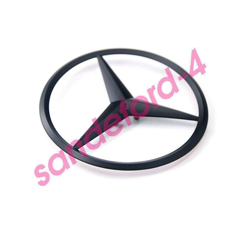 S63 SEDAN AMG Trunk Star Badge MATTE Black Rear Logo for Mercedes S450 S560 W222