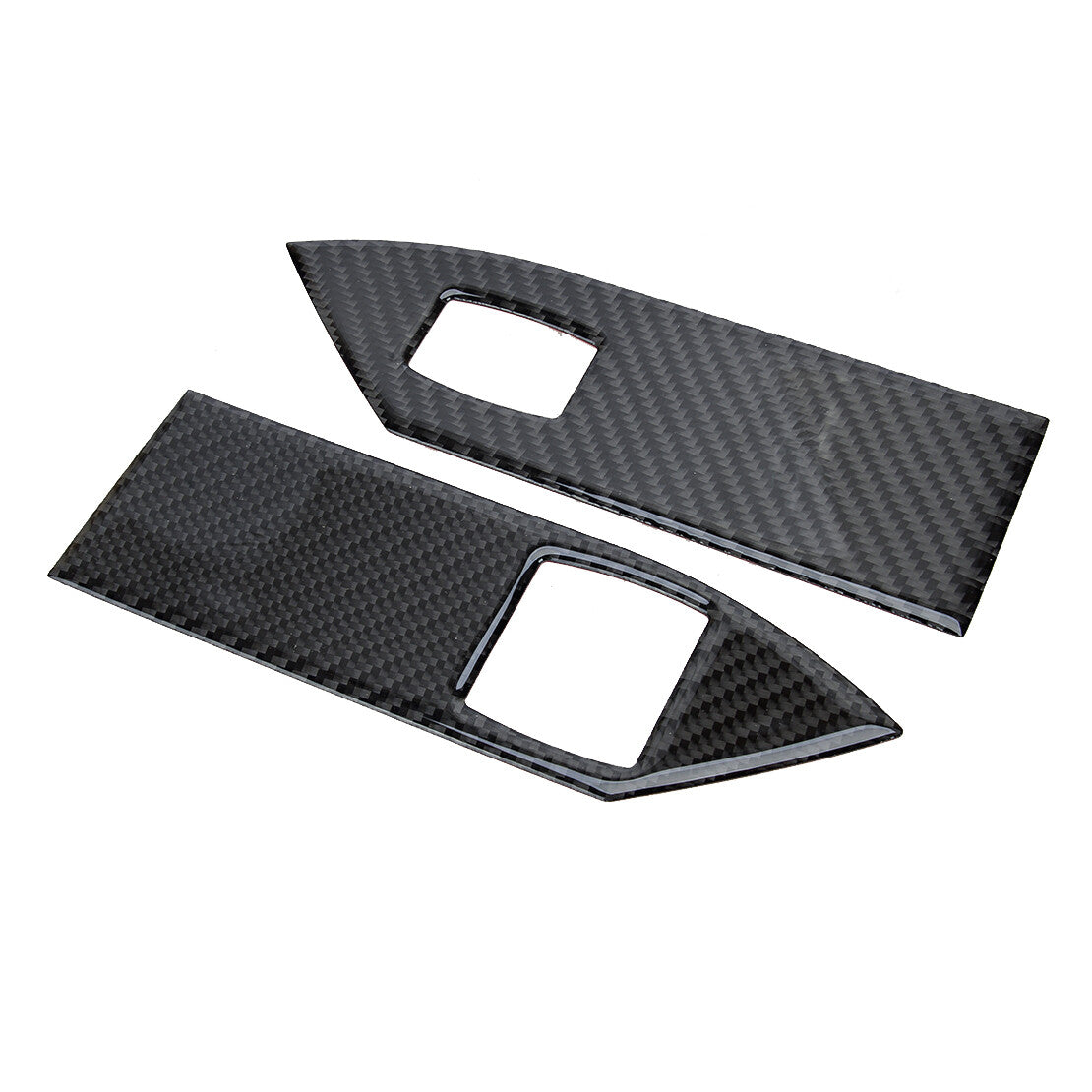 2Pcs Interior Window Lift Switch Cover Trim Fit for Ford for Mustang 2005-2009