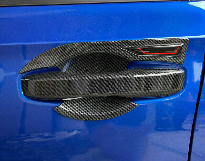 for Honda for Civic 11th 2022-2023 Door Handle+Bowl Cover Trims Carbon Fiber Color