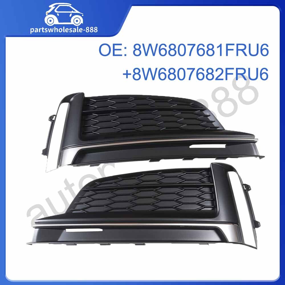 A pair of front bumper side grille protectors suitable for Audi S5 A5 S series 2018 - 2019