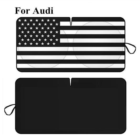 for Buick Accessories US Flag Car SUV Windshield Sun Shade Foldable Front Shield