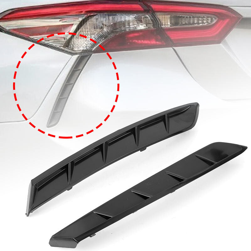 2pcs Rear Bumper Side Extension Trim Fit for Toyota for Camry SE XSE 2018 2019 2020